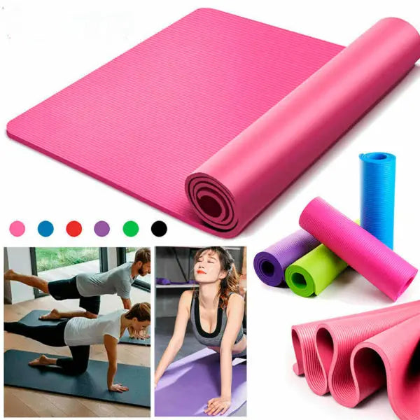 ALFOMBRA DE YOGA DE PVC PARA EJERCICIOS - ANTIDESLIZANTE