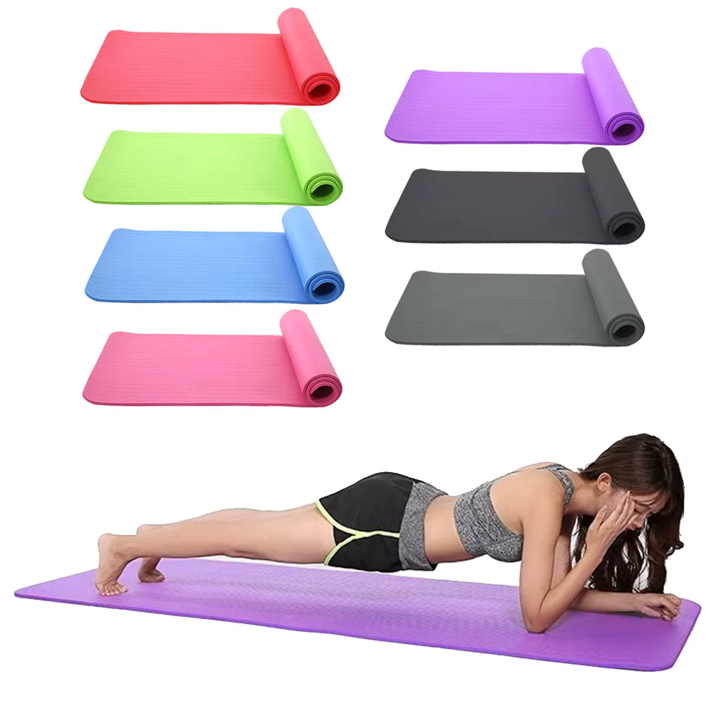 ALFOMBRA DE YOGA DE PVC PARA EJERCICIOS - ANTIDESLIZANTE