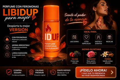 PERFUME ROLON CON FEROMONAS LIBIDUP 10ML (MUJER)