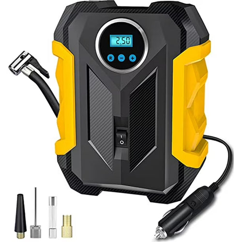 COMPRESOR DE AIRE DIGITAL PARA AUTO - INFLADORA PORTATIL