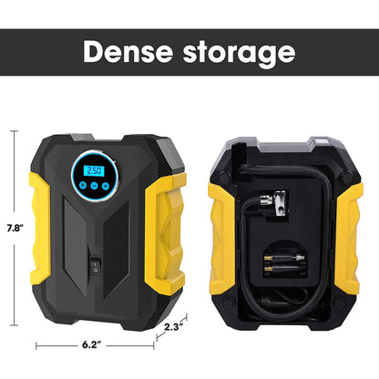 COMPRESOR DE AIRE DIGITAL PARA AUTO - INFLADORA PORTATIL