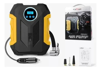COMPRESOR DE AIRE DIGITAL PARA AUTO - INFLADORA PORTATIL