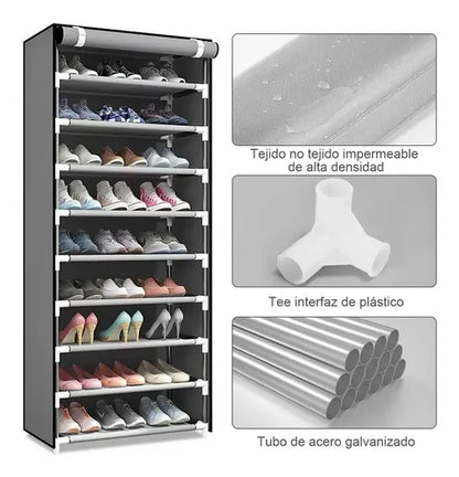ORGANIZADOR DE ZAPATOS 9 NIVELES