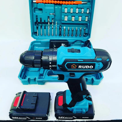 TALADRO RECARGABLE 12V - CAJA DE ACCESORIOS